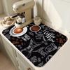 Coffee Machine Mat Coffee Machine Absorbent Non-Slip Mat Kitchen Countertop Drain Mat Kitchen Absorbent Non-Slip Mat
