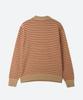 MOONSUN 02 M.C Unisex, Stripe Wool Collar Knit / Beige