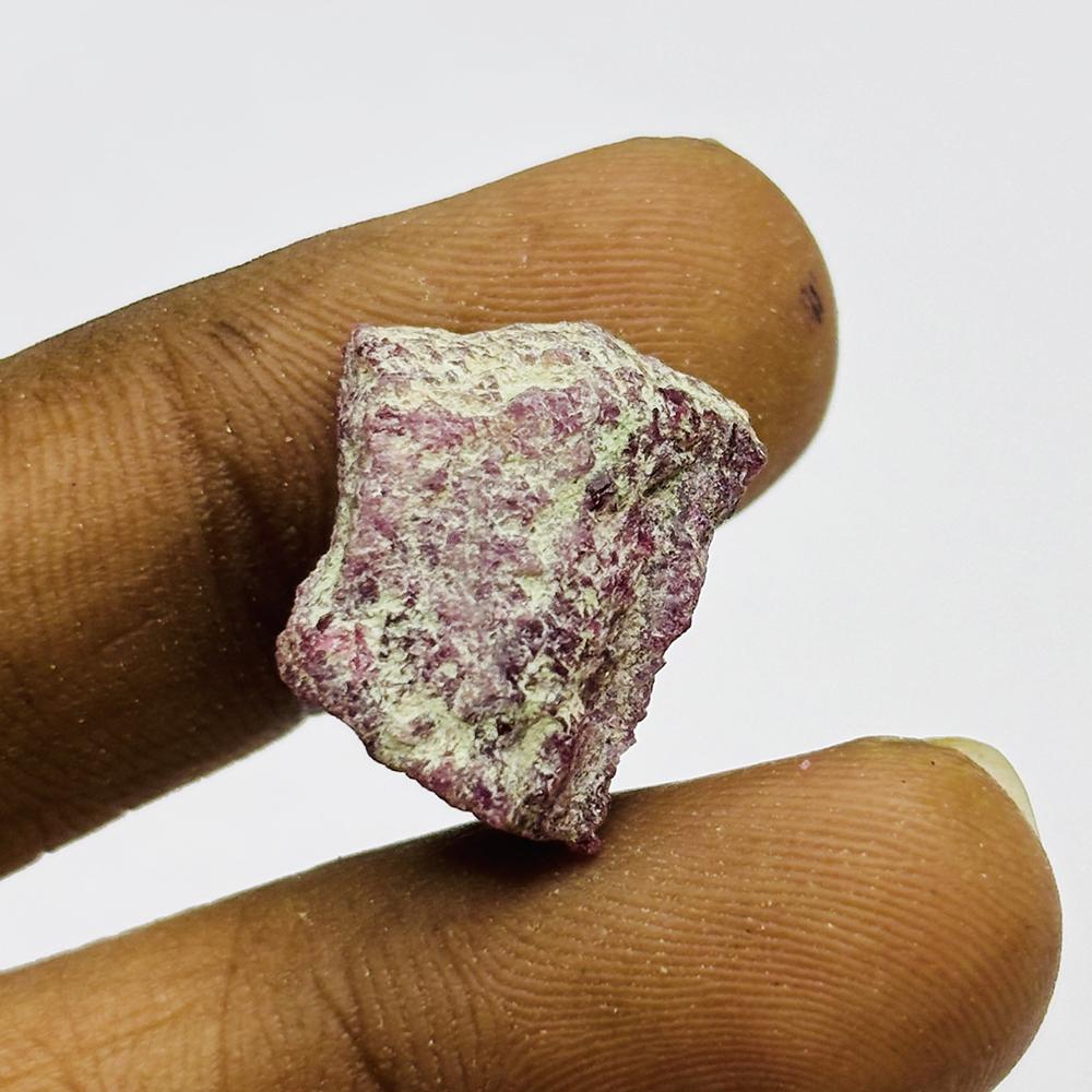 Natural Green Ruby 22ct Rough Certified Loose Gemstone