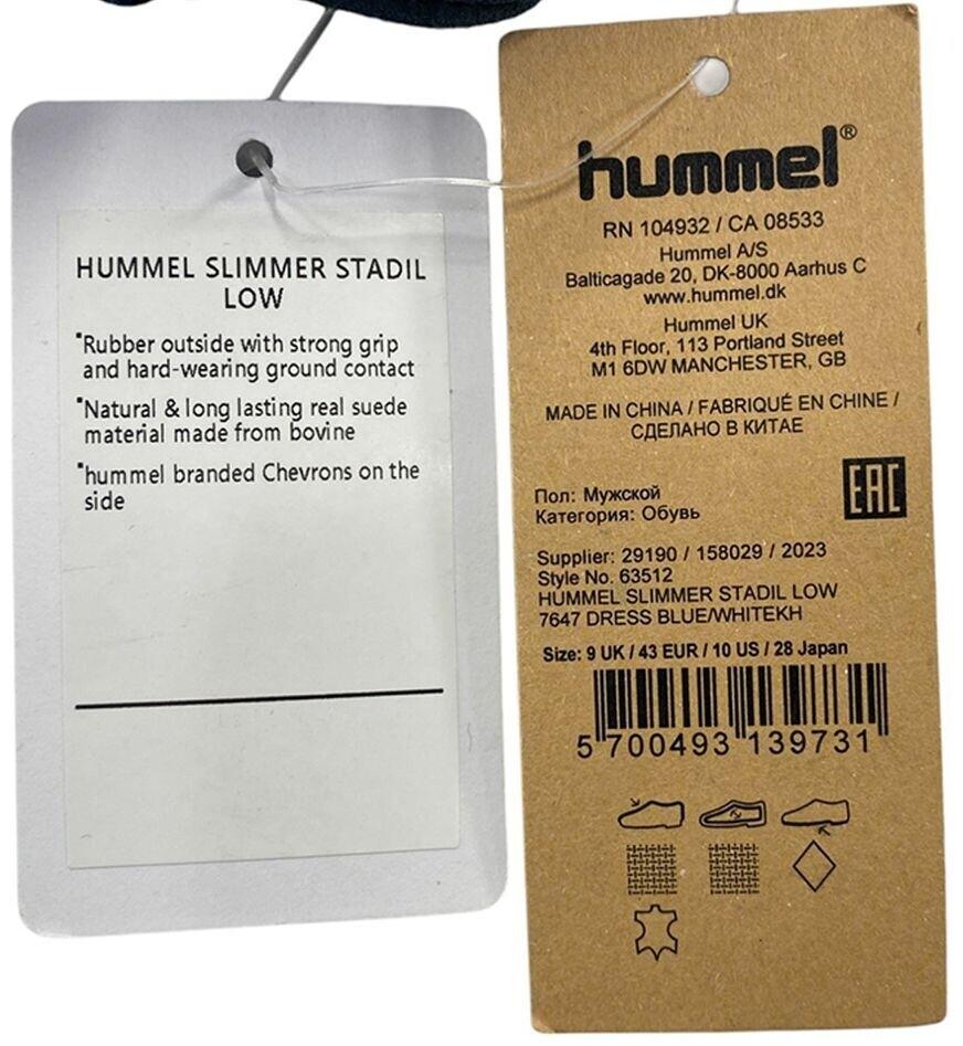 Hummel Slimmer Stadil Low Canvas кроссовки платье синий/белый