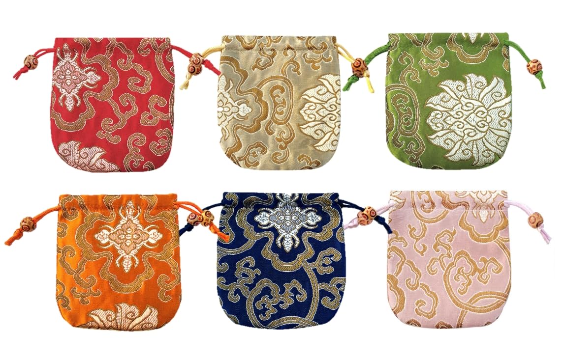 

Швидкість Мао Мішечок на шнурку Подарунковий Стильний і Красивий Набір для зберігання з 6 штук Японський Ідеально підходить для подарункової упаковки та іншого Мішечки, Мішечки, Візерунки,