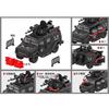 Variable 4 Forms Militarys Riot Control Saber-Toothed Armored Commando Car Off Roader Building Blocks Model Sets Bricks Kid Kits