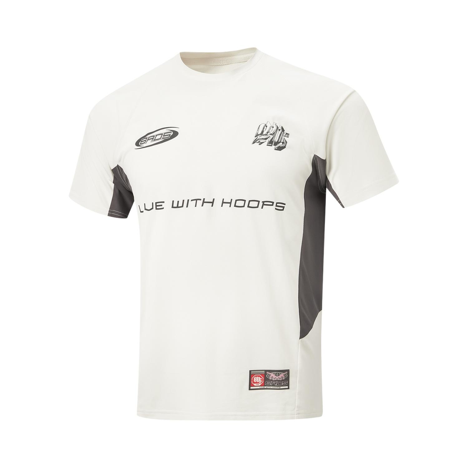 Li-Ning Badfive Quick-Dry Round Neck Letter Print T-Shirt Men tops ATSW129-1 S