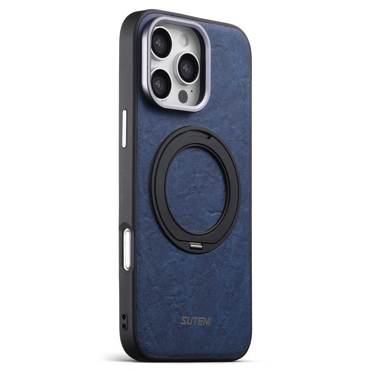 Suteni G9 Rock Texture Magnetic Holder Phone Case