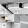 Aluminum Alloy Double T-Shaped Trim Strip for 12mm Gypsum Board
