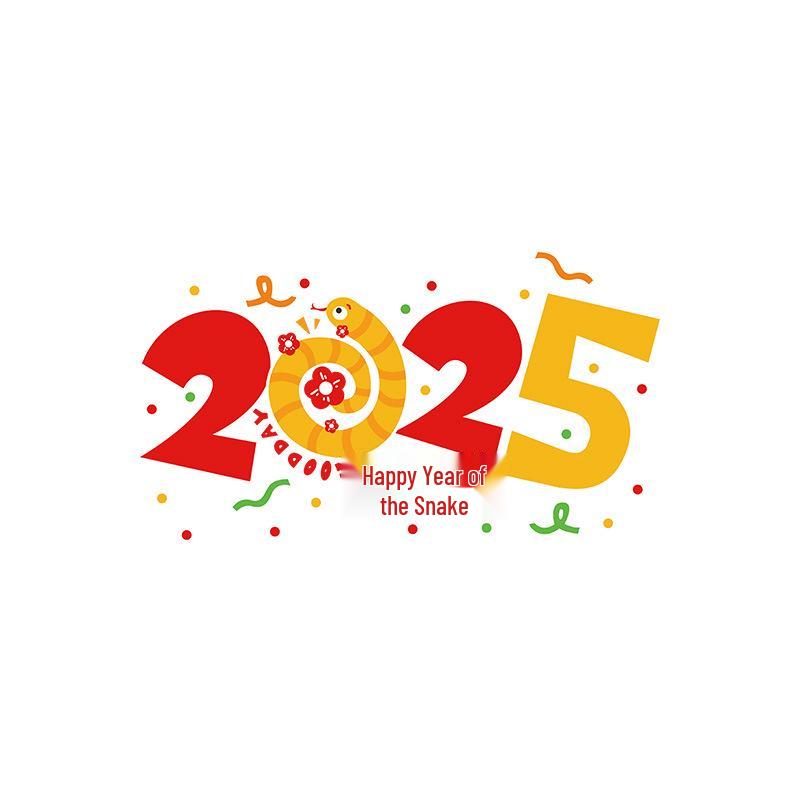 2025 Chinese New Year 'Year of the Snake' Electrostatic Window Sticker Decoration