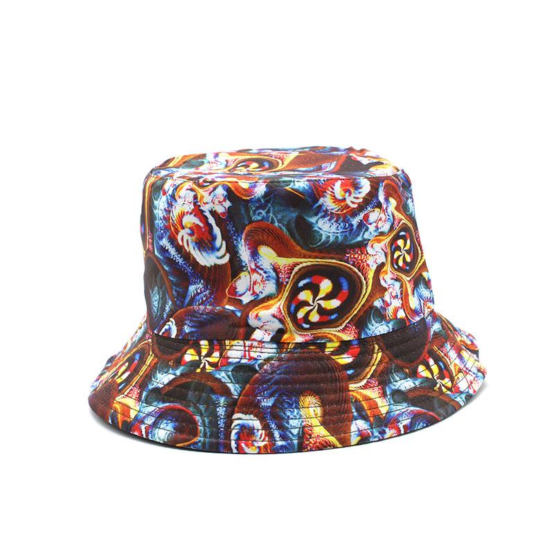 Spring And Autumn Bucket Hat Women'S Sunscreen Hat Cow Print Double-Sided Bucket Hat Women'S Casual Hat Pot Hat Men