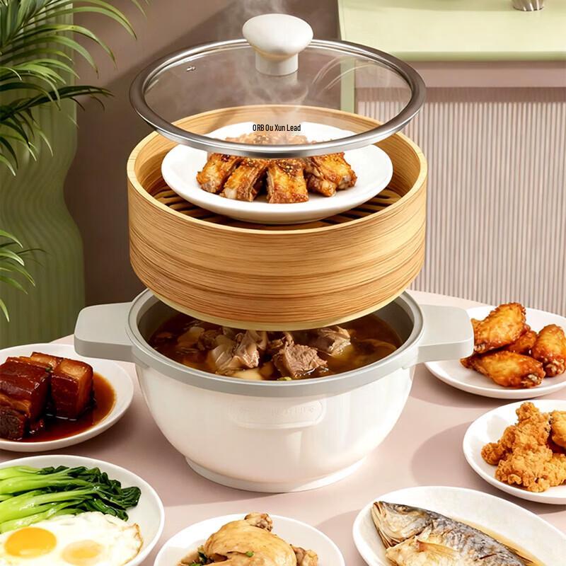 

ORB 4.7L Ceramic Non-Stick Steamer & Cooker