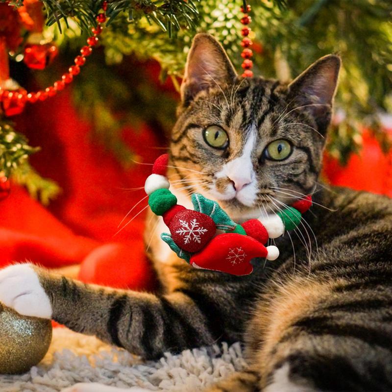 Small Cat Collar Elastic Soft Necklace Cat Puppy Decor Collar For Decoration Festival Adoration Family Celebration Home Fun