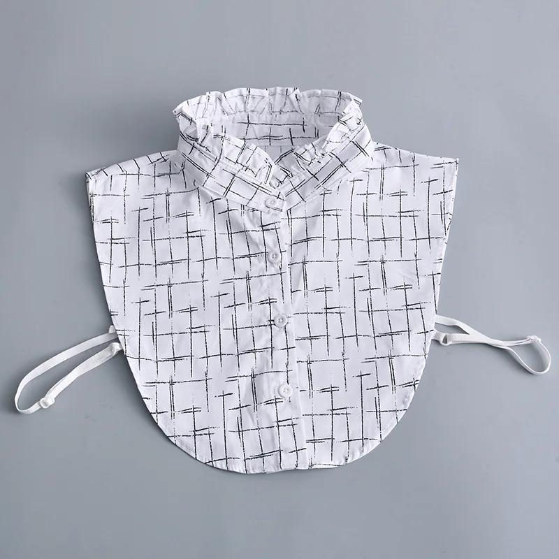 

Съемный воротник для женской рубашки Винтажная рубашка Накладной воротник Свитер Блузка Топы Ложный воротник Женская полурубашка Fuax Cols