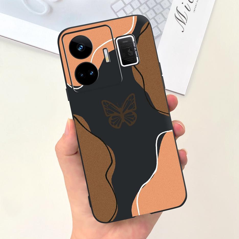 For Realme GT Neo 5 Case RMX3706 Stylish Art Painted Back Cover Soft TPU Phone Case For Realme GT Neo5 240W Fundas 6.74'' Bumper