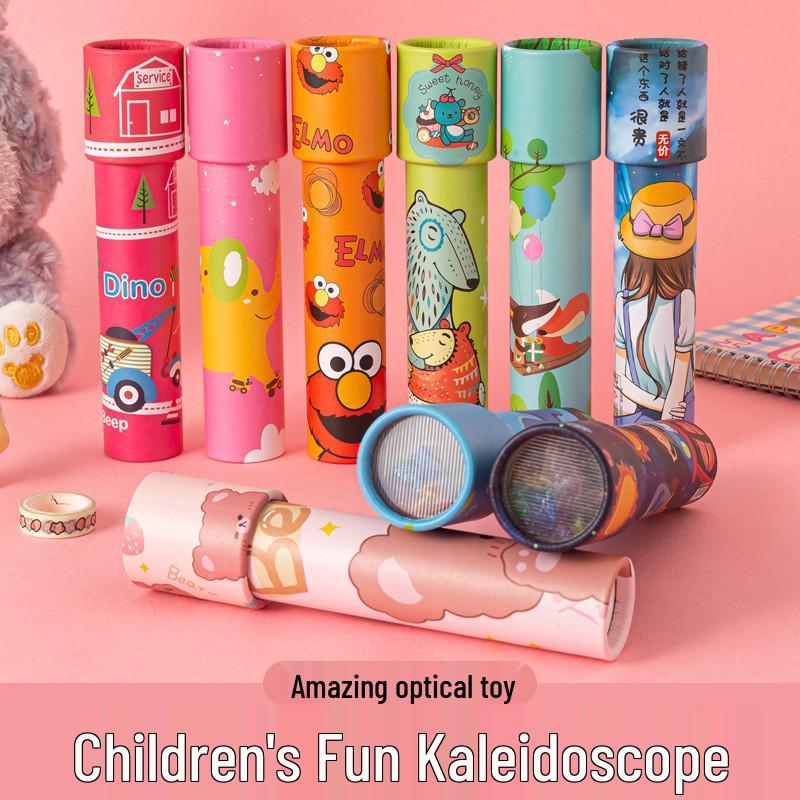 Large Rotating Kaleidoscope Toy: Creative Science Experiment Gift for Children and Adults
