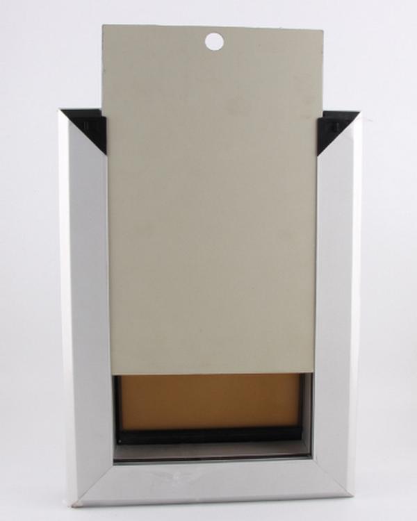 Aluminum Ruff-weather Pet Doors Flap Interior Magnetic Dog Cat Screen Door for Large Medium Dogs