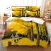 Artistic Pattern Bedding Bedroom Set King Size Home Textile Quilt Cover Set With Pillowcases Cotton Dropship Bedclothes Set