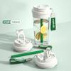 Large Capacity Coffee Cup Sports Straw Plastic Water Cup Children Students Couples Portable Cups Water Bottle