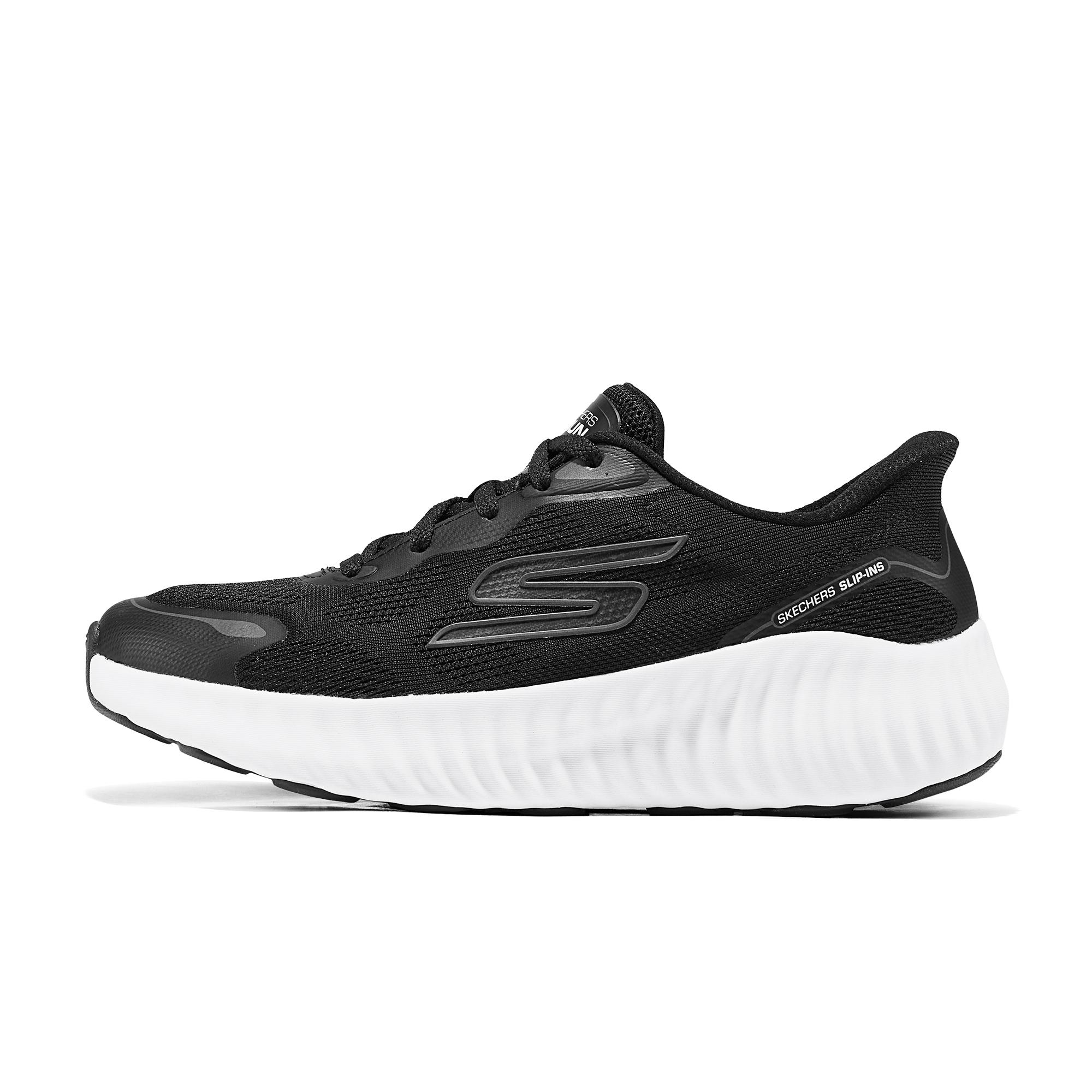 Skechers Go Series Fabric Comfortable Versatile Low-Top Casual Shoes Women sneaker Black 129369-BKW 35