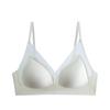 Triangle cup breathable and seamless, comfortable gathering, anti-sagging, non-steel ring breasted bra