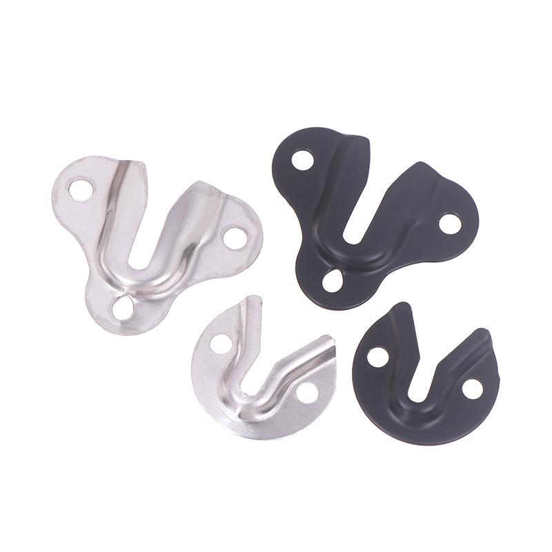 10 Pcs/lot Plate Hangers Flush Mount Bracket Furniture Hooks Coat Picture Frame Shelf Iron Stands Invisible Wall Hanging Plate
