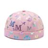 Graphics Printing Letter Bucket Hat Cotton Skullcap Breathable Fashion Cap Gift