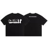 Summer Rare Saint Vintage Michael American High Street Retro Short-sleeved Cotton T-shirts for Men and Women