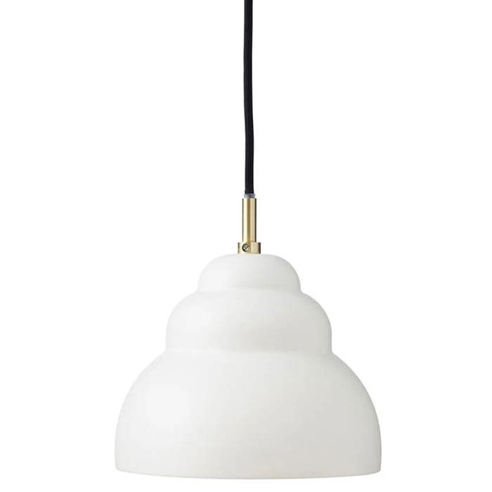 Superliving Petite lampe à suspendre "Bubble" métal blanc