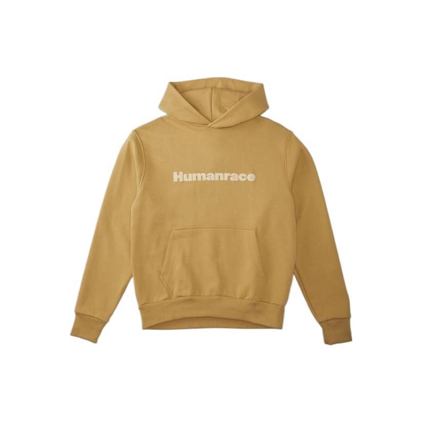 adidas x Pharrell Humanrace Logo Hoodie Tan Men s HG1816 XS