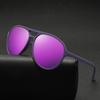New Trendy Gradient Legs Oversized Pilot Polarized Sunglasses Men Brand Design Vintage Driving Sun Glasses Women Shades UV400