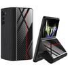 Samsung Z Fold5 Cross-border Leather Flip Cover with Painted Design - 5G Protective Case