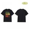 CORT Alcatraz Basic Short Sleeve T-Shirt Phantom Letter Print Couple Streetwear Teens