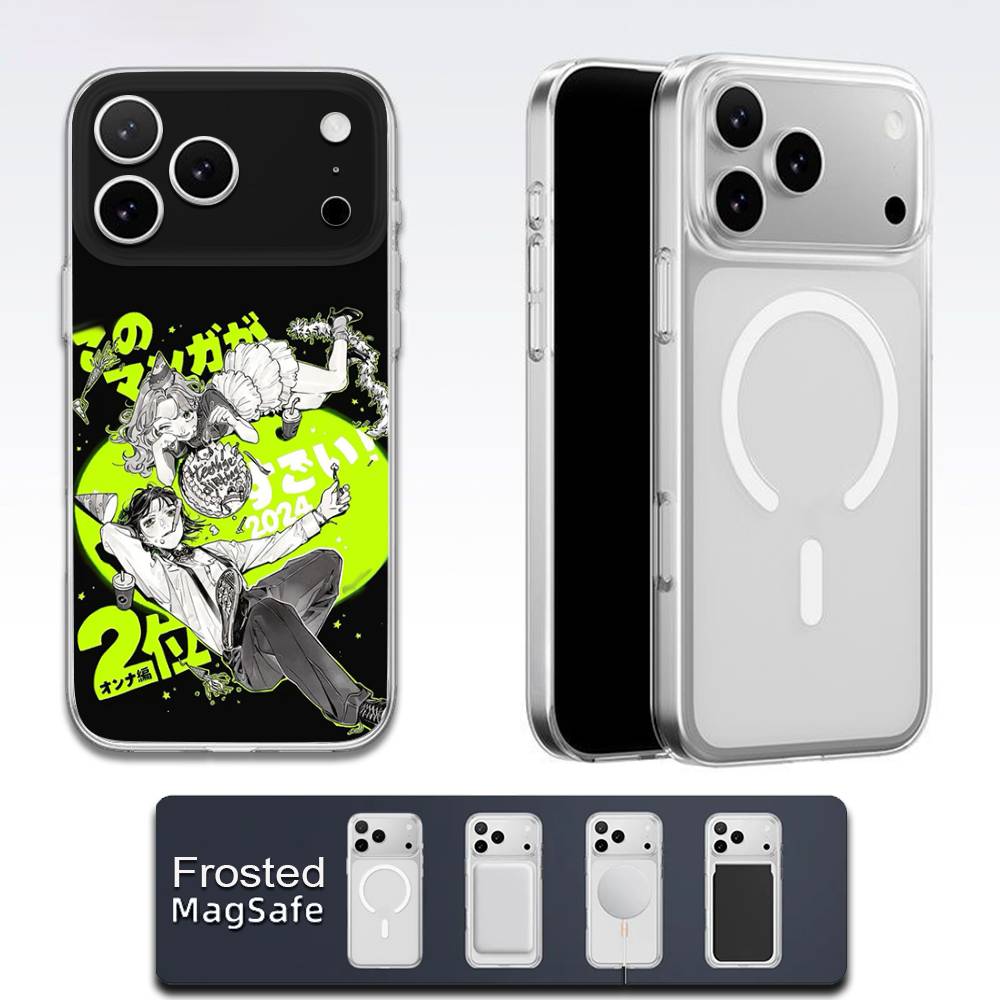The Green Yuri Guy KiniOto Manga Phone Case For iPhone 17,16,15,14,13,12,11,Pro,Max,Plus,E,Air,Mini Magsafe Transparent
