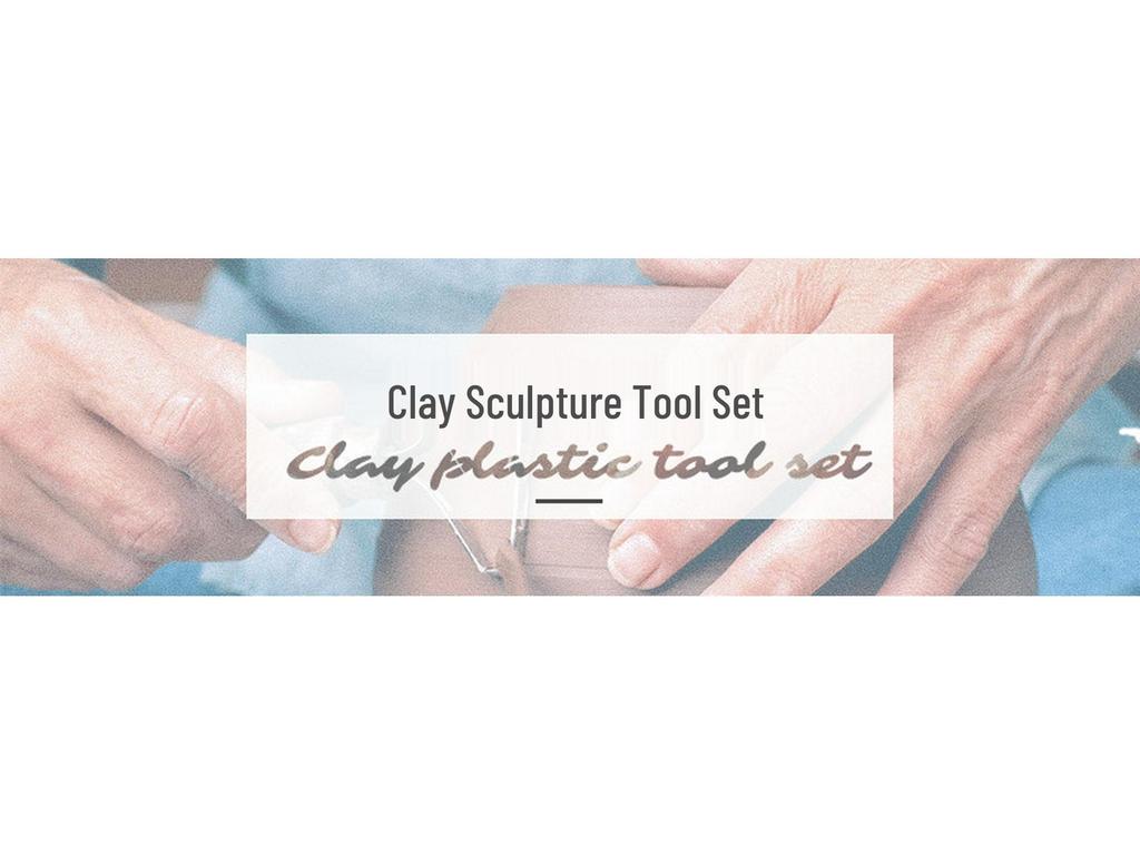 51-Piece Ceramic & Stone Clay Sculpting Tool Set with Round Rods