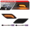 Smoked LED Side Marker Lights For 2010-2013 Benz W212 E-Class Pre-LCI E350 E550 E63 AMG Sedan/Wagon Amber/White Sidemarker Lamps