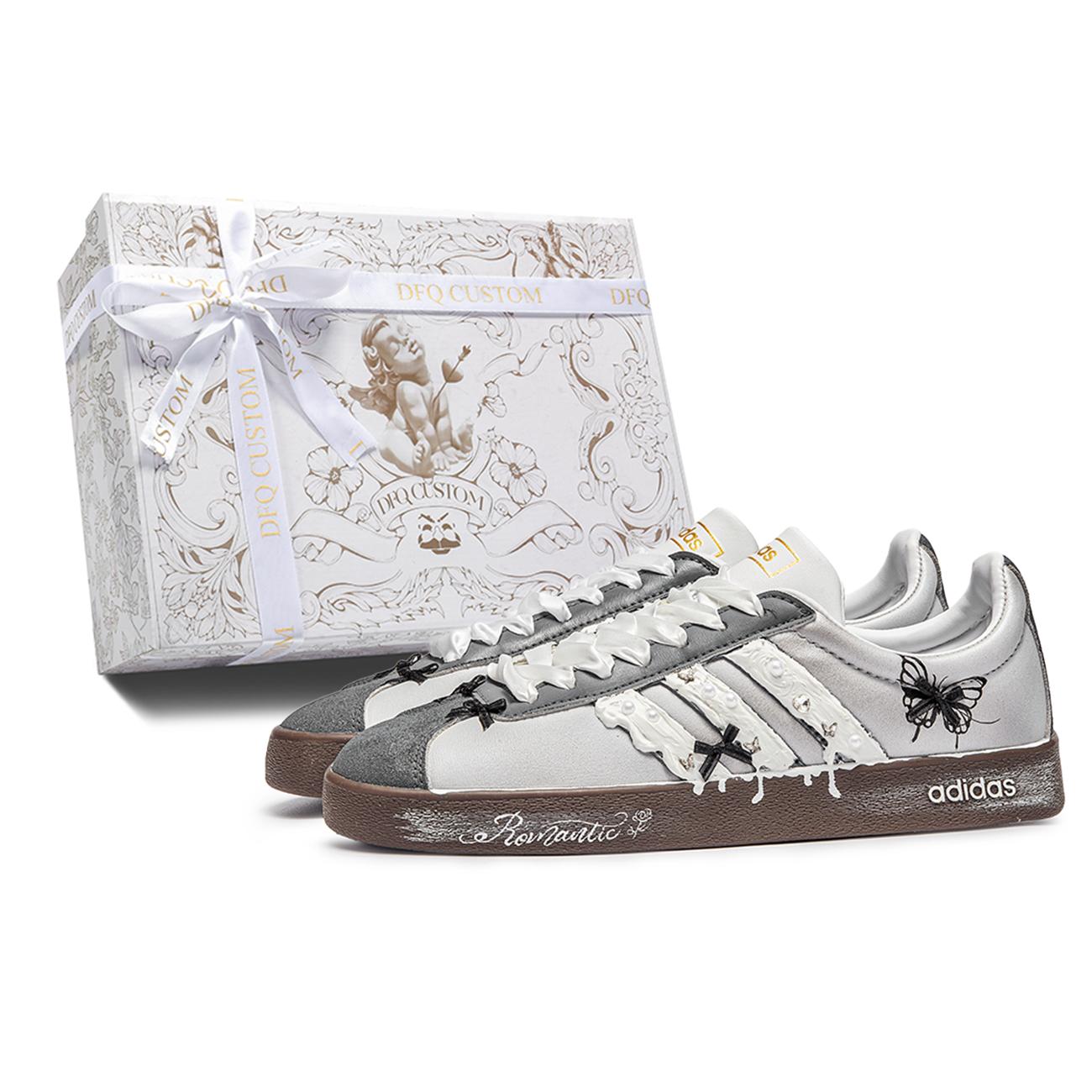 

Adidas Neo VL Court 2.0 Da Vinci, Коробка, Срібна Метелик Стійкий до стирання Стійкий до стирання Низькі Кросівки для Скейтборду ID6015(КомандаM-S-КОРОБКА) 44⅔
