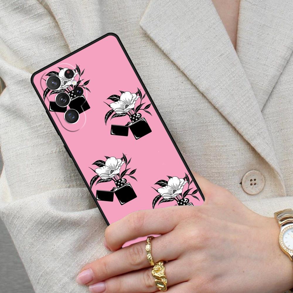 Pastel Pink Quotes Hearts Cell Phone Case for Samsung Galaxy S26 Ultra S25 S24 S23 S22 S21 S20 Note10 Cover