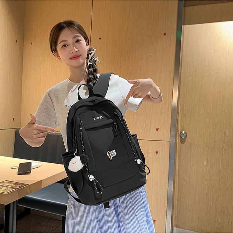 Schoolbag Korean version Japanese ins new schoolbag for junior and high school students simple and cute versatile large-capacity travel backpack