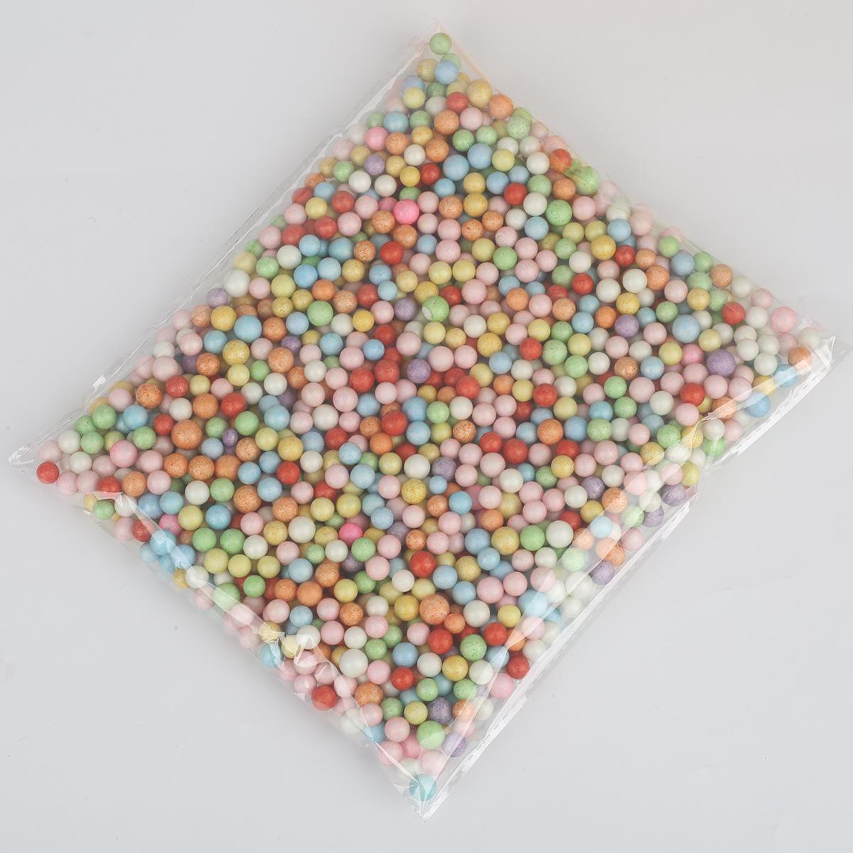 

Красочные шарики из пенопласта для самостоятельного изготовления лизунов и поделок 5-10mm, about 900 pcs/pack