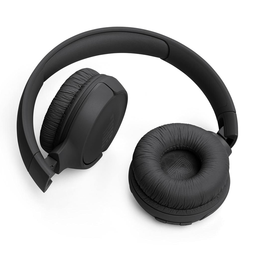 JBL TUNE 520BT Wireless On-ear Headphones Bluetooth Closed-back Up to 57 Hours Playback USB Type-C Multipoint JBL App Compatible Black