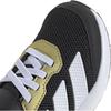 Adidas Faito EL Kids Sneakers Unisex Boys Girls 17-25.5cm Core Black Footwear White Gold Metallic Size 19.0 cm