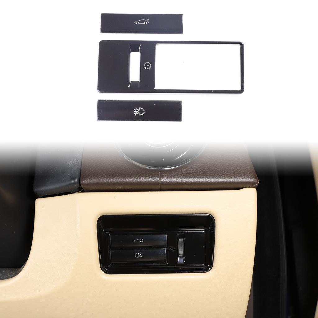 For Jaguar XF XJ 2008- Car AC Gear Switch Repair Decals aluminum alloy Button Stickers Car Accessories Interior