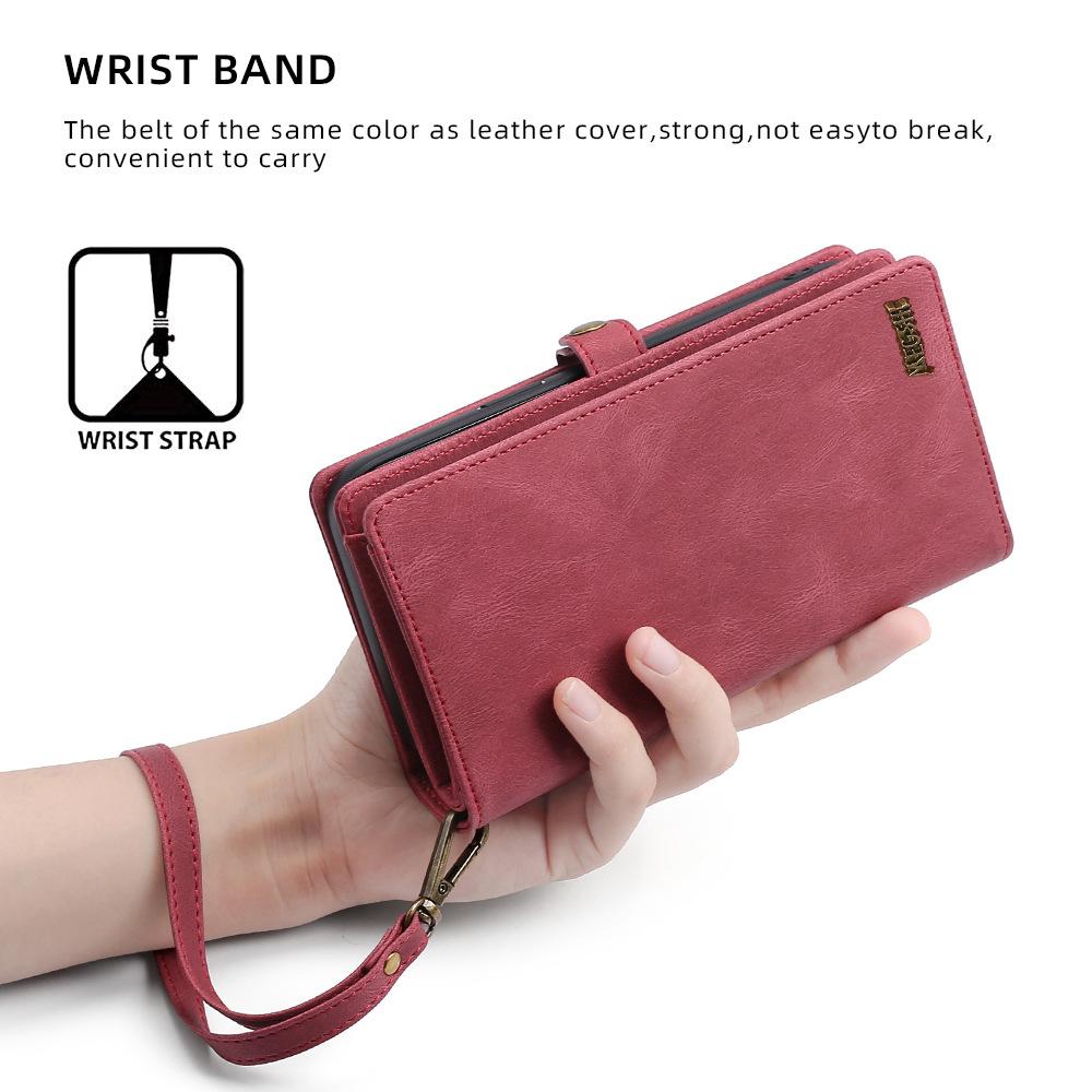 

Подходит для iPhone 15 Pro Flip Phone Case IP14 Promax Wallet Phone Case Защитный чехол iPhone14pro красный