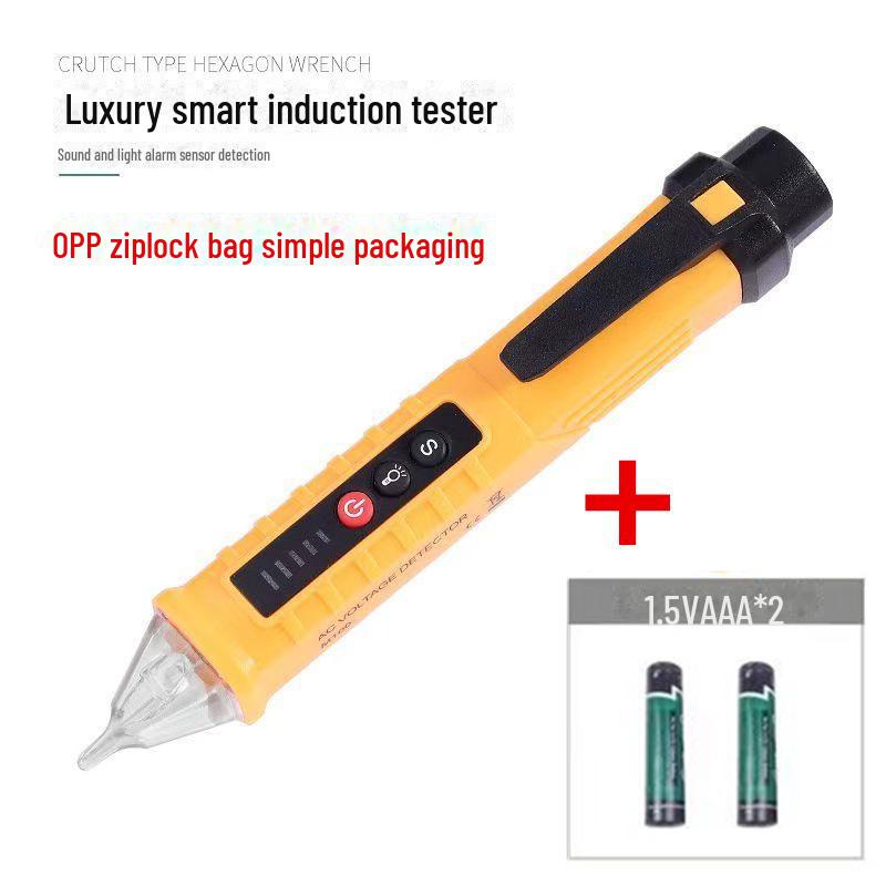 Multifunctional Induction Voltage Tester Pen: Adjustable, Non-Contact, LED Light, Electrician-Grade