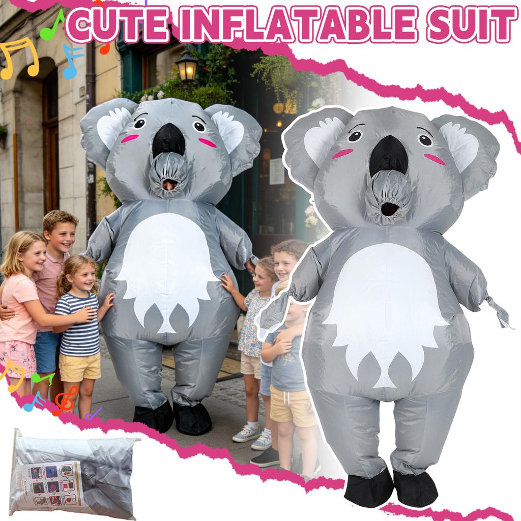 Animal Role Play Inflatable Costume, Cartoon Character Outfit For Stage Performance & Cosplay Event, Fun Dress-Up Prop For Adults & Kids