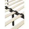 Jacky - Solide et Confortable Sommier 70x190 x 29 cm Cadre a lattes 6 Pieds en Metal - Montage Rapide et Facil