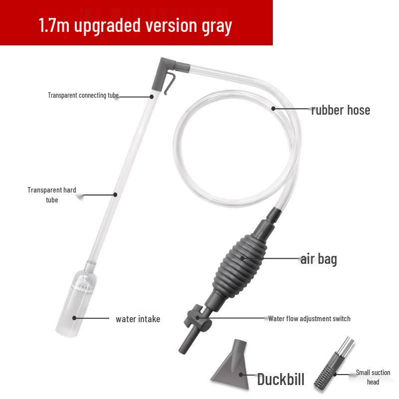 Automatic Fish Tank Water Changer & Cleaner with Siphon Tube for Small Tanks