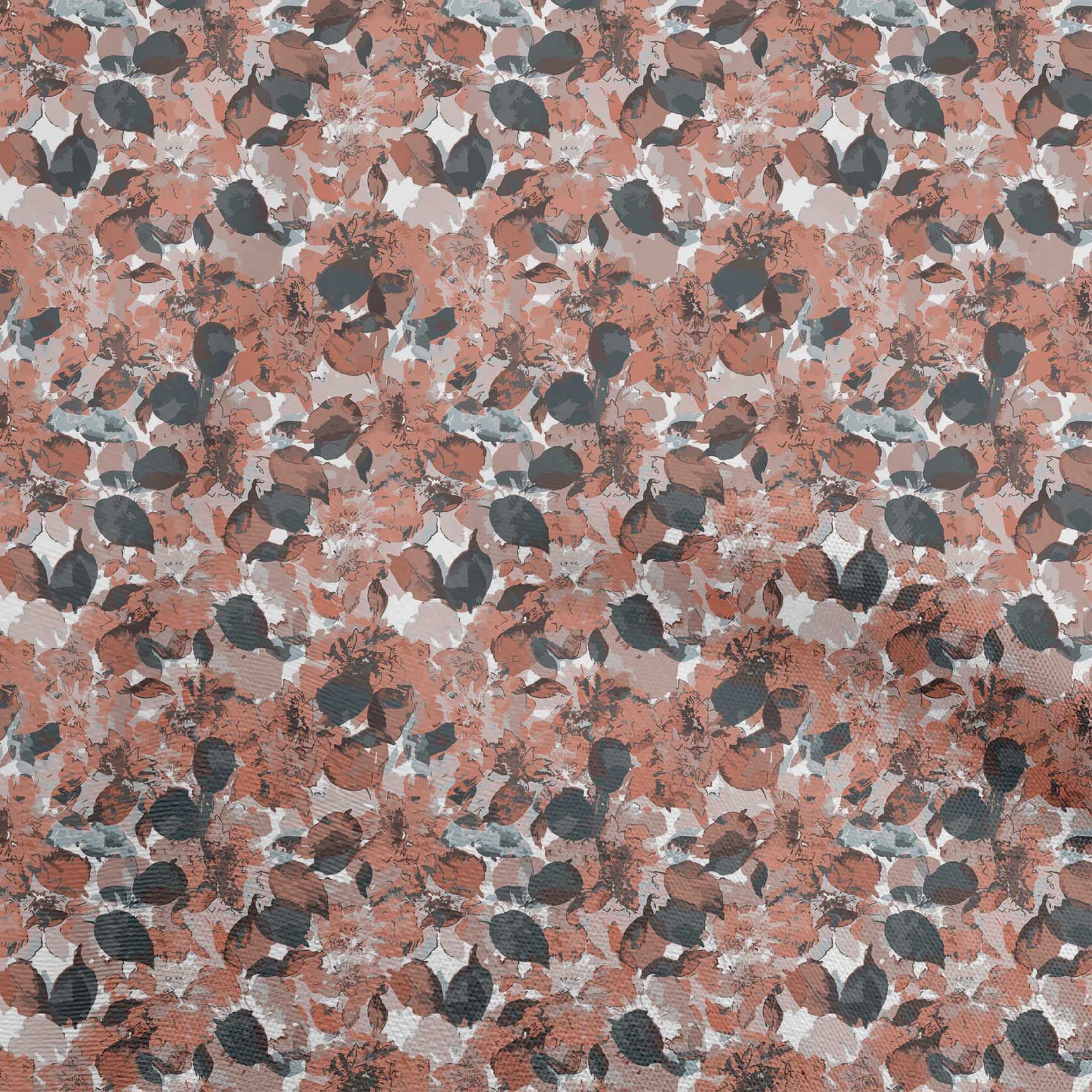 

OneOone Бавовняний поплін Темно-гірчичний Тканина Абстракційні квіткові вироби для стьобання Тканина для шиття з принтом у дворі 42 дюйма 42 Inch Wide - Viscose Chiffon іржі коричневого кольору