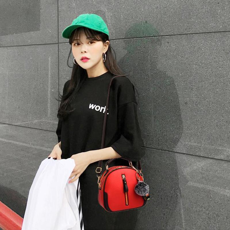 Luxury PU Leather Women's Handbag Small Tote Bag, Fashionable Design Feel Crossbody Bag Ladies Shoulder Bags