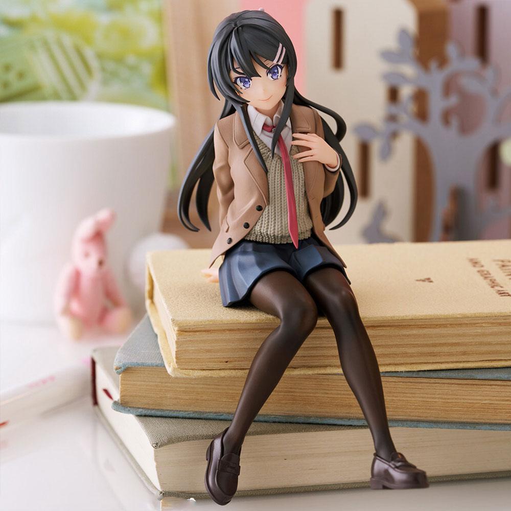 14 CM Figurka Anime Rascal Does Not Dream of Bunny Girl Senpai Sakurajima Mai Seria Małych Siedzisk Model Anime Zabawki PVC