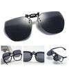 Nicht polarisierte Herren Übergroße Fahr-Clip-on-Sonnenbrille Damen Quadratische Nachtsicht-Brille