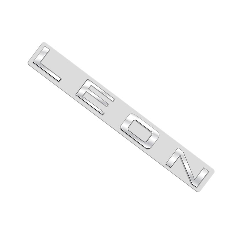 gycsn9 Metal Emblem Car Sticker Letter Badge Decal Body Trunk Decor for LEON IBIZA Accessories Copper Color Styling