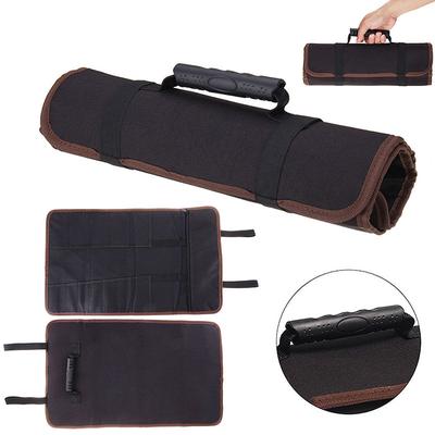 Bolsa enrollable para cuchillos de chef Estuche de transporte Bolsa Cocina Cocina Portátil Duradera Bolsillos de almacenamiento Funda Navaja